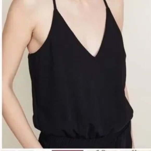 Amanda Uprichard Madison Jumpsuit Red Spaghetti Strap Romper Pantsuit Size P - Picture 3 of 16